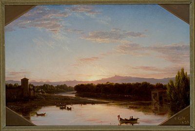 Vista en el Arno de Thomas Cole